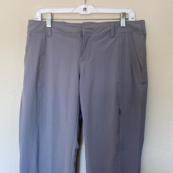 Athleta utility crop pants women’s 10 ten grey EUC - Picture 2 of 7